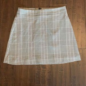 Express plaid skirt